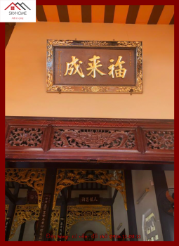 Câu đối thờ Hán văn Phật giáo Đà la ni